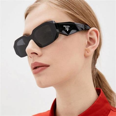 prada pr17ws sunglasses black|prada unisex sunglasses.